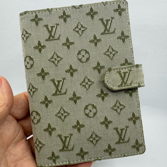 Louis Vuitton Min Lin Monogram Agenda Cover PM Wallet 26173 - Picture 1 of 10